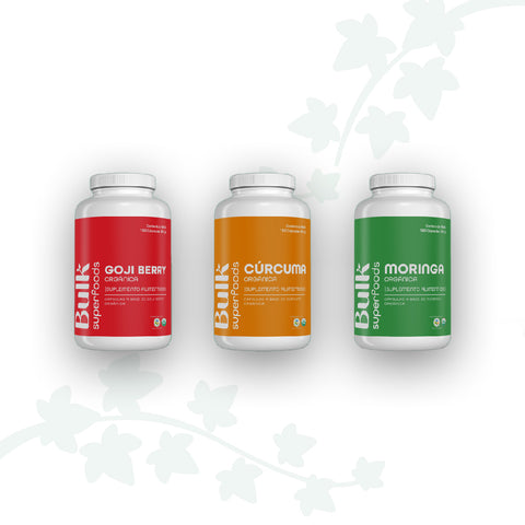 Kit Salud | Cápsulas Goji Berry + Moringa + Curcuma