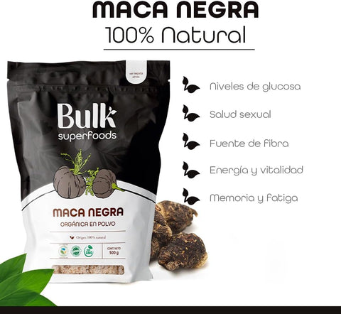 Maca Negra en Polvo Orgánica