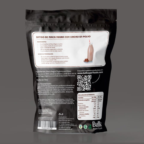 Maca Negra en Polvo Orgánica