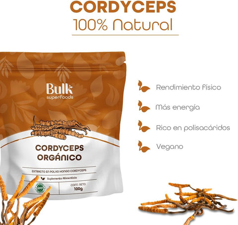 Hongo Cordyceps en Polvo