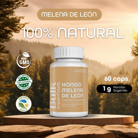 Hongo Melena de León en Cápsulas