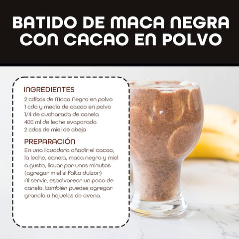 Maca Negra en Polvo Orgánica