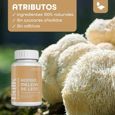 Hongo Melena de León en Cápsulas