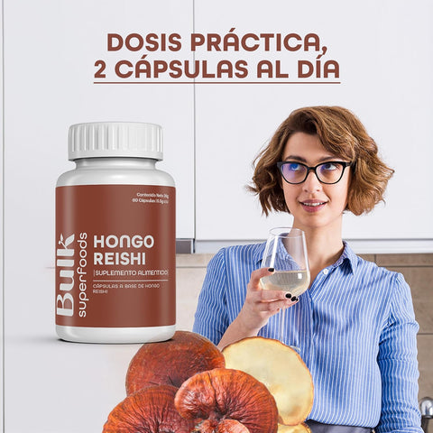 Hongo Reishi en Cápsulas