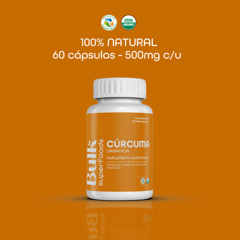 Cúrcuma Orgánica en Cápsulas