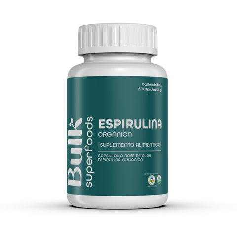 Espirulina Orgánica en Cápsulas